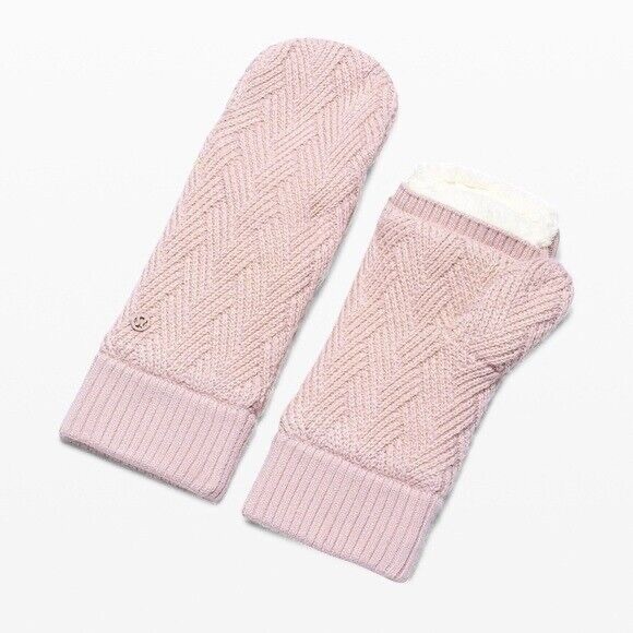 Lululemon sherpa weave pom beanie+sherpa weave mitten set - Picture 3 of 8